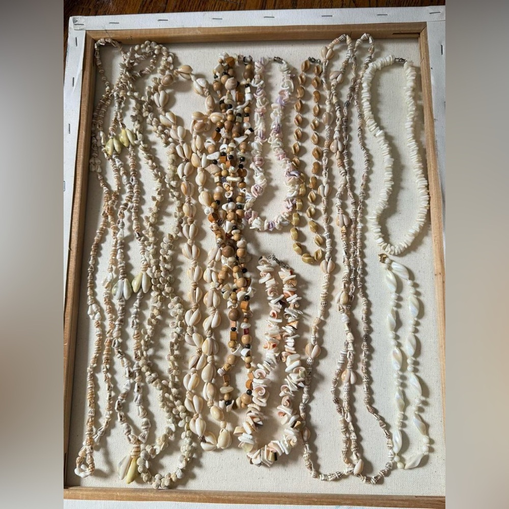 Lot of Shell & Beaded Necklaces – Vintage & Modern Styles